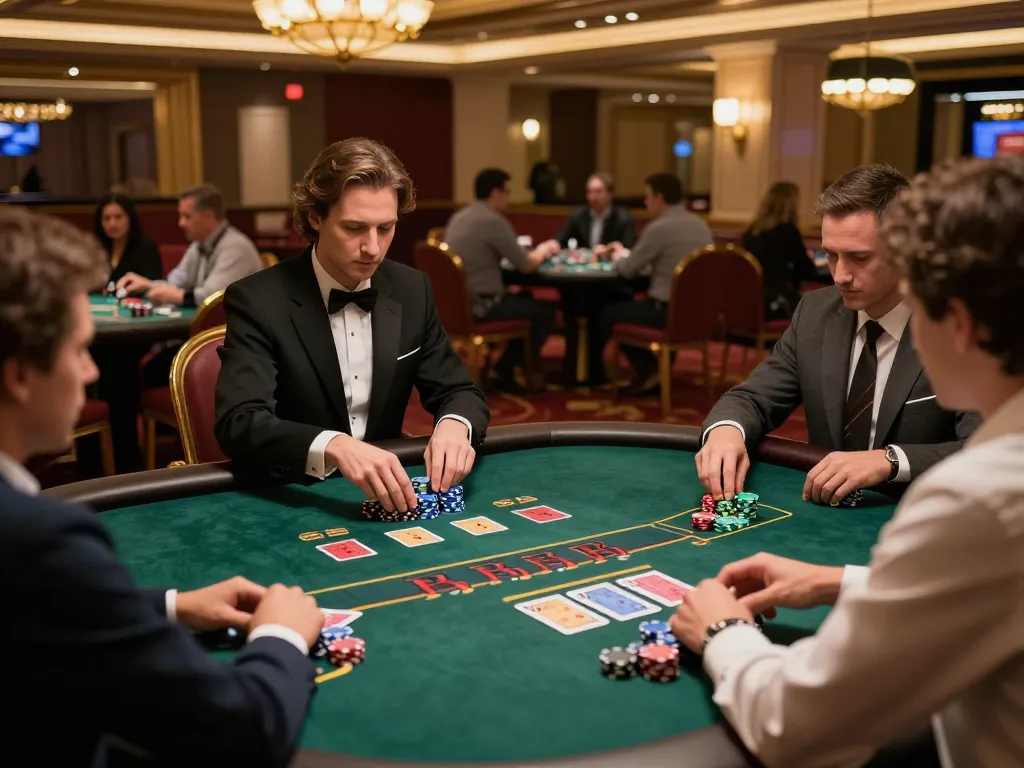 Players enjoying a thrilling blackjack game experience at B66 live casino table.
