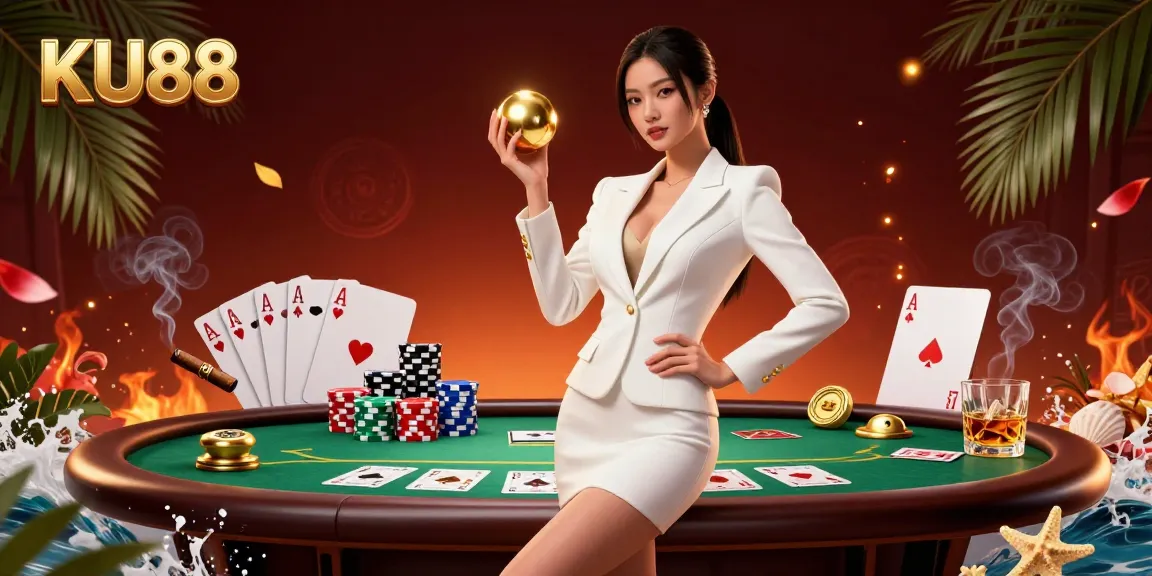 Play exciting games at KU88 with beautiful designs and vibrant casino elements.