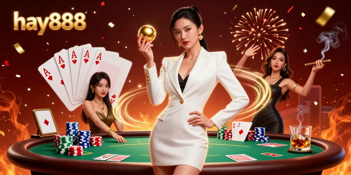Experience the thrill of hay888 with gorgeous casino visuals and vibrant gambling elements.