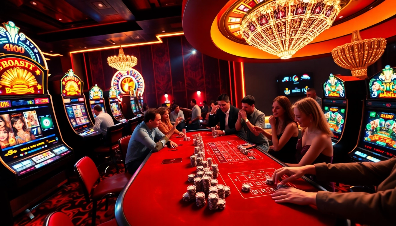 Experience the excitement of gambling with XX88 in a vibrant casino environment.