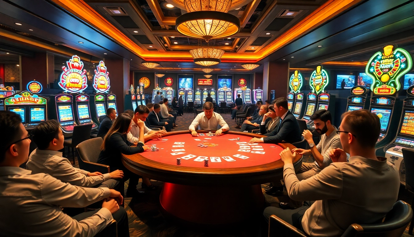 Experience the excitement at nhà cái vin88 with vibrant casino games and engaging players.