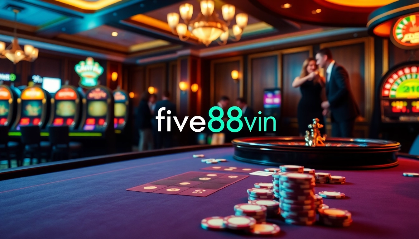 Experience the excitement of winning at five88 vin with professional casino action featuring lively gambling tables.