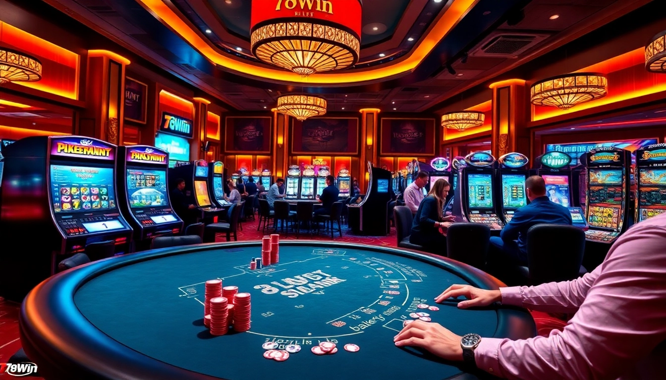 Experience the thrilling world of 78Win's online casino with exciting gaming features and action.