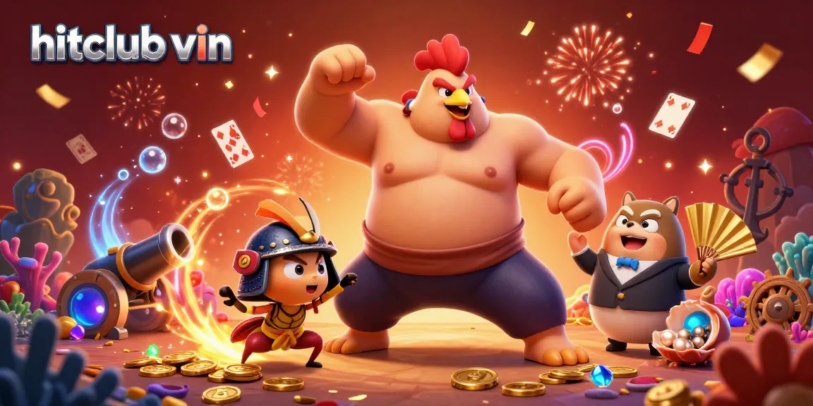 Engage with gaming excitement at hitclub vin featuring vibrant characters and thrilling casino elements.