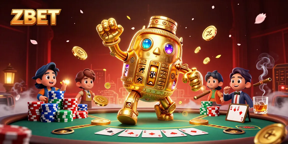 ZBET offers thrilling online betting experiences with vibrant casino game elements in dynamic scenes.